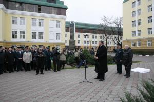 Выступление А.Ю. Бельянинова на открытии закладного камня 