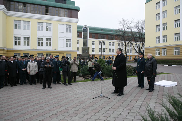 Выступление А.Ю. Бельянинова на открытии закладного камня 